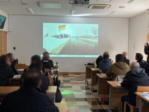 ドライブレコーターを使用した指導教育